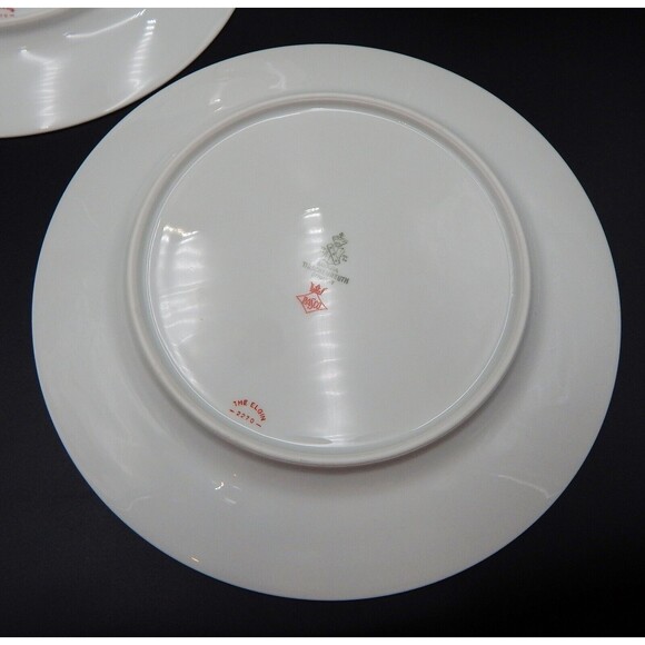 Tirschenreuth Bavaria The Elgin Dinner Plates Set of 4 Germany 10 Inch Silver - Picture 9 of 11